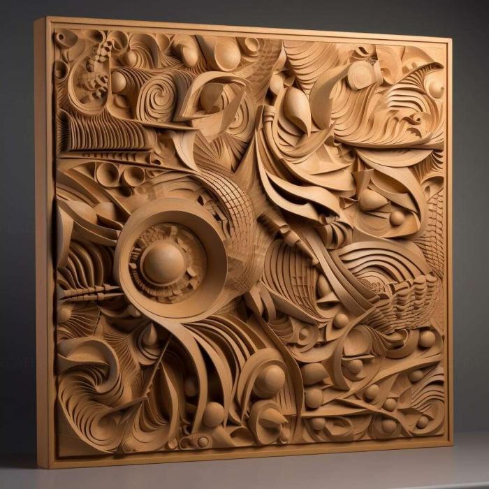 نموذج ثلاثي الأبعاد لآلة CNC 3D Art 